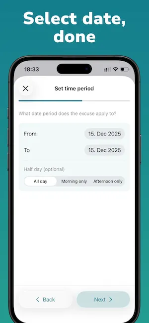 School Excuse Notes: Excuso – Screenshot 3
