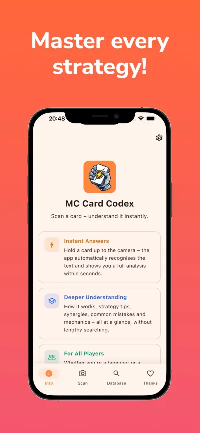 MC Card Codex: LCG Deck Companion – Screenshot 1
