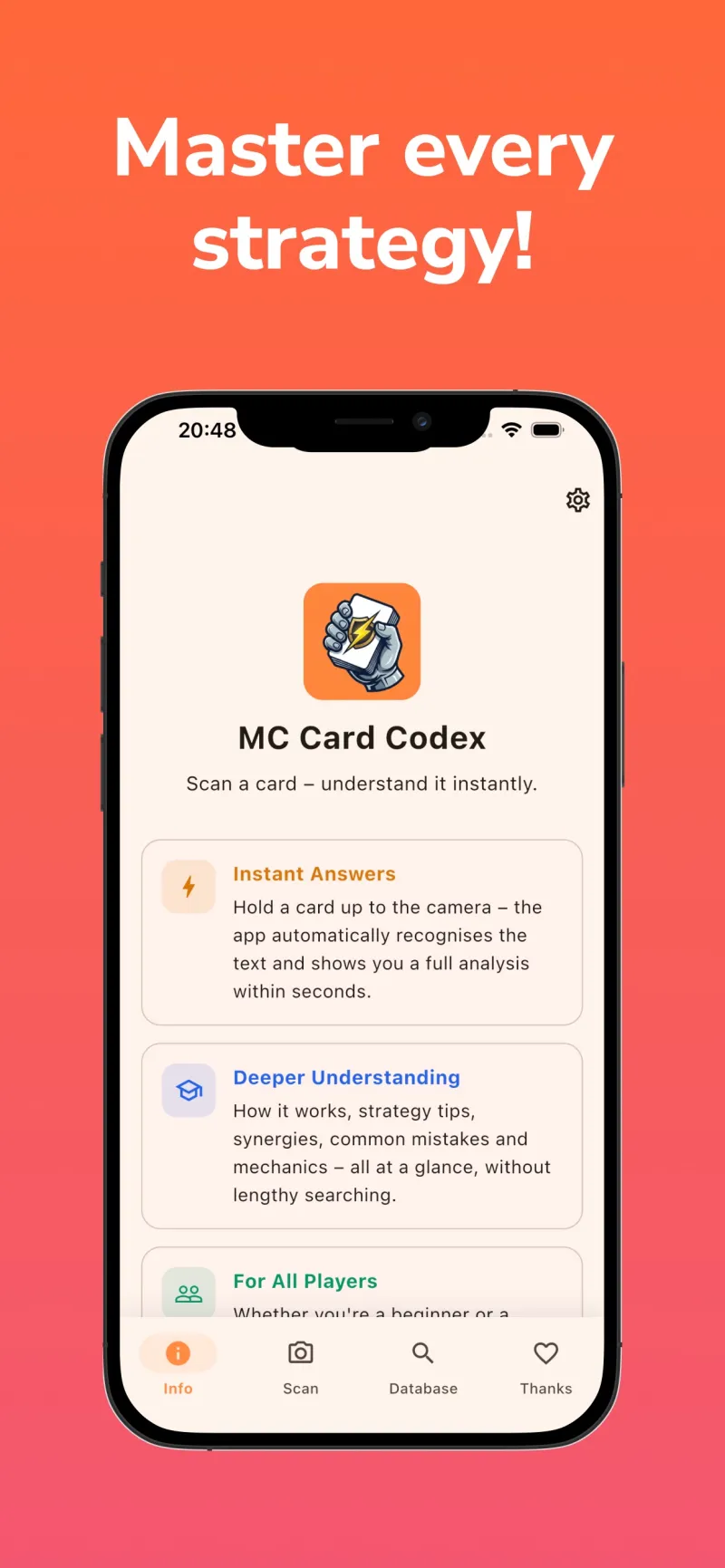 MC Card Codex: LCG Deck Companion – Screenshot 1