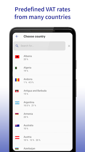 VAT Calculator - UltraVAT Screenshot 2